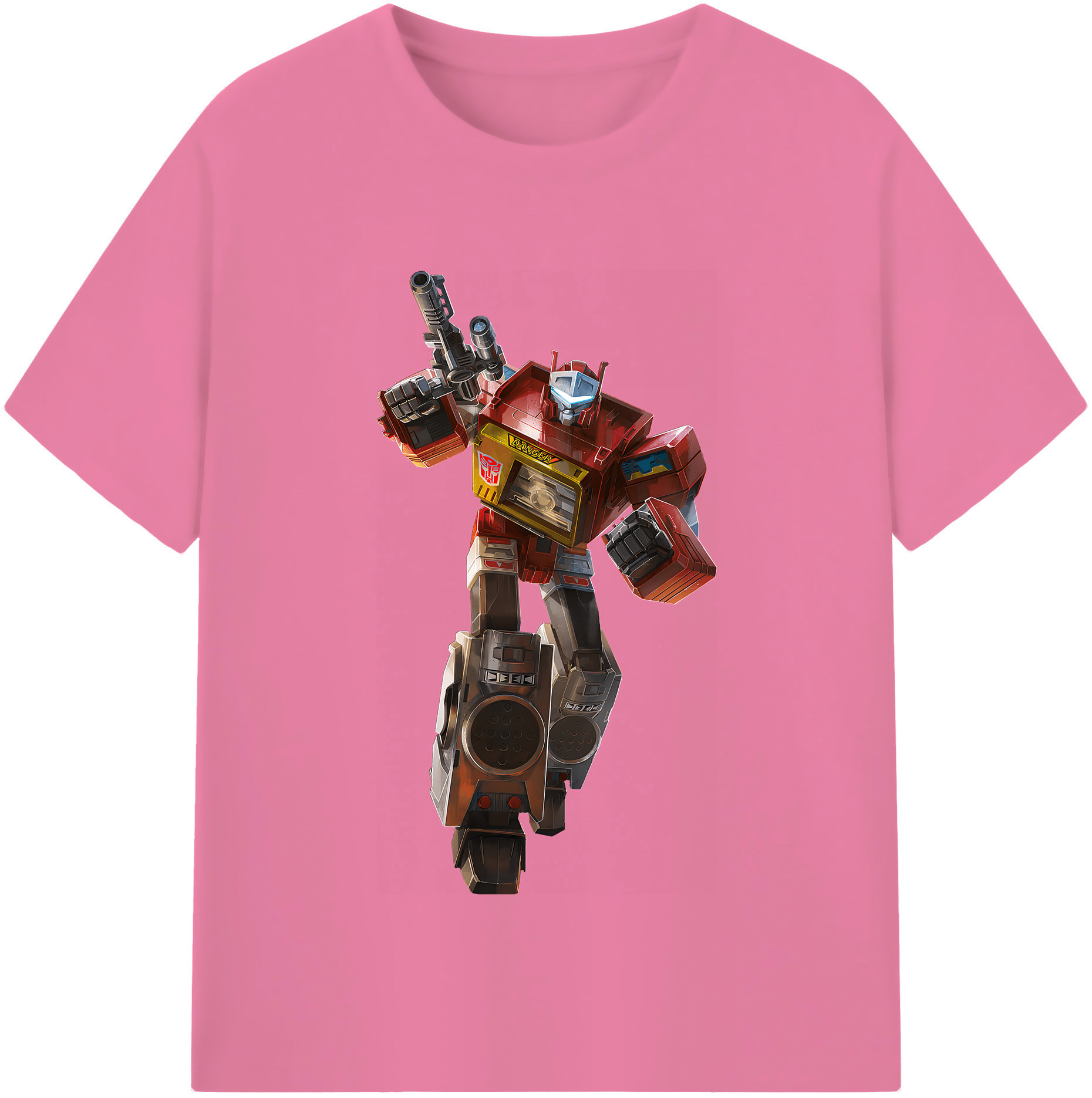 （画像用） Transformers トランスフォーマー 綿100％半袖Tシャツ（フロントプリント）